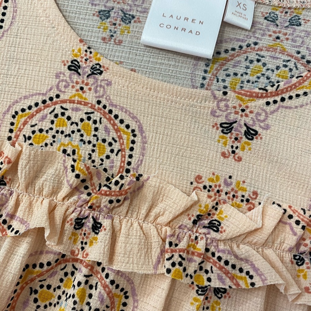 Lauren Conrad cold shoulder top